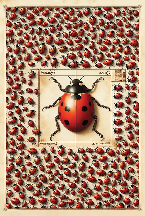 bubamara (ladybug) book of insects životinje 
