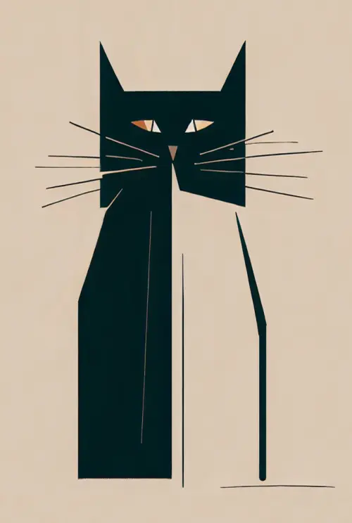 cat, portrait  