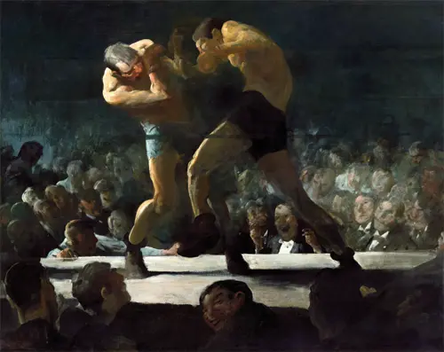 club night (1907) george wesley bellows 