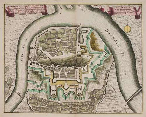 mapa beograda 1716 godine  