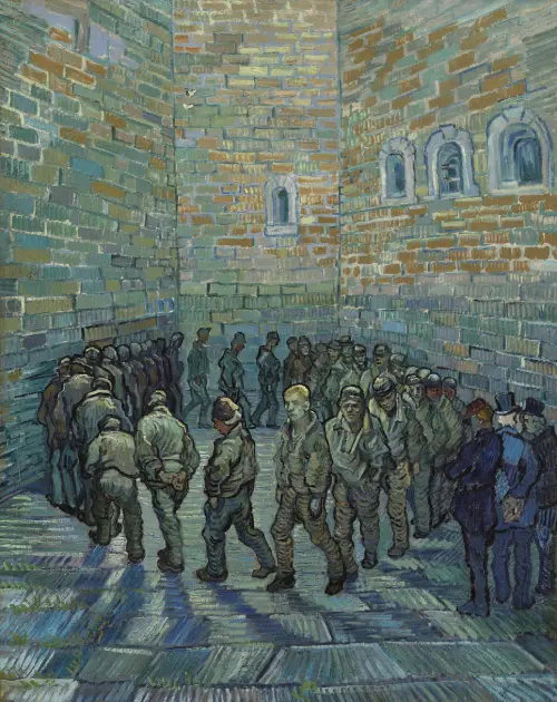 prisoners exercising (1890) vinsent van gog 