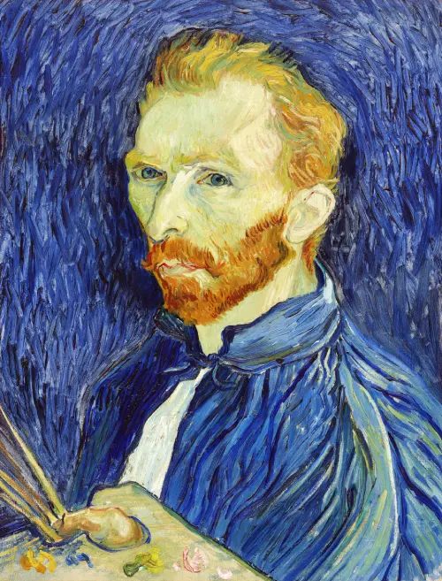 self portrait (1889) vinsent van gog 