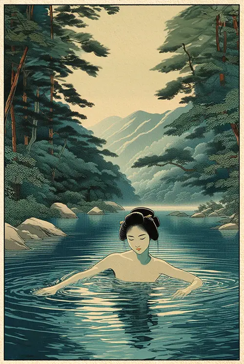 suijin in kamogawa  