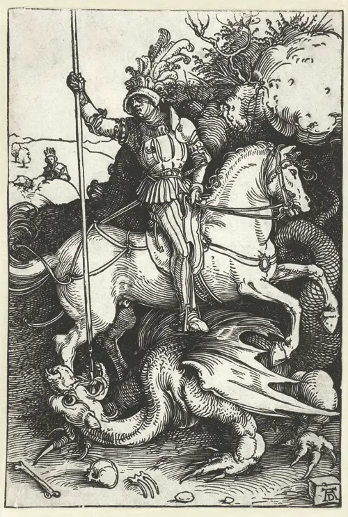 sveti đorđe ubija aždaju (1504 1505) albreht direr poster albreht direr 