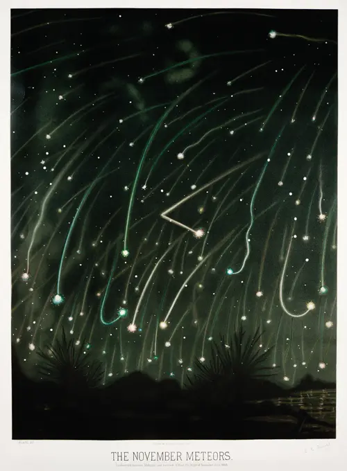 the november meteors (1881 1882) e l trouvelot 