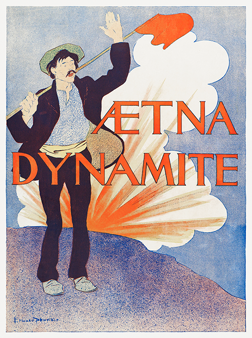 aetna dynamite (1895) edward penfield 