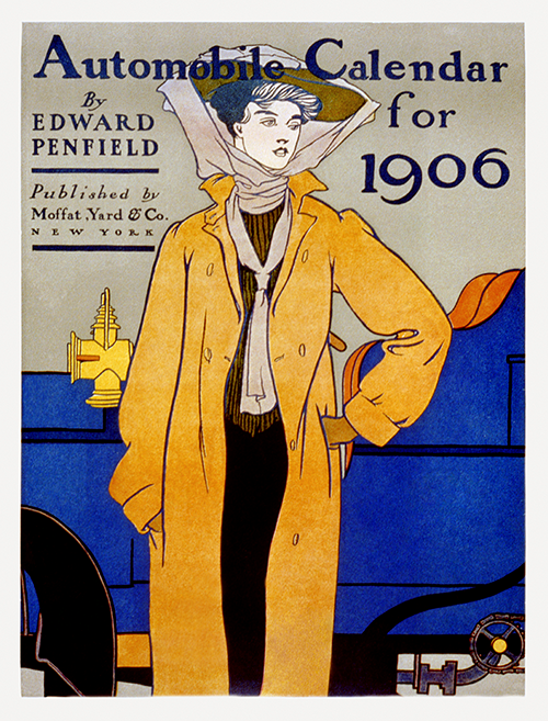 automobile calendar for 1906 edward penfield 