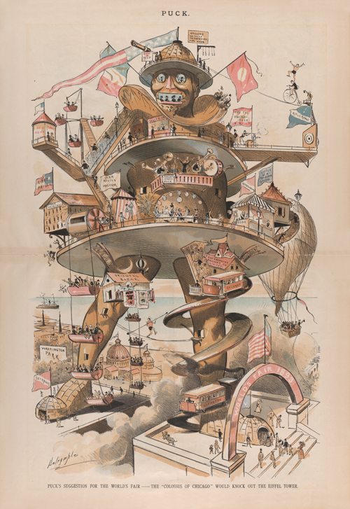 the colossus of chicago (1890) louis dalrymple 