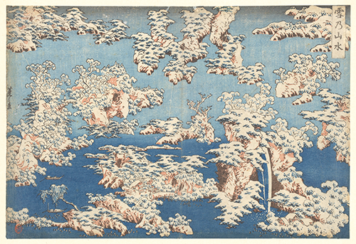 snežni pejzaž (1830 1840) renshi 