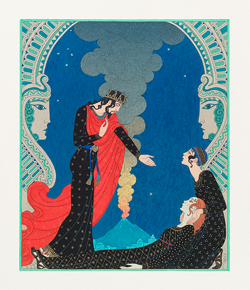 empedocles and panthea (1929) george barbier 
