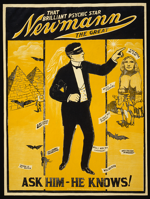 that brilliant psychic star, newmann the great  