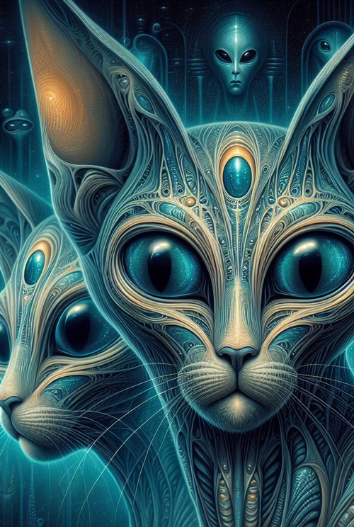 alien cat  