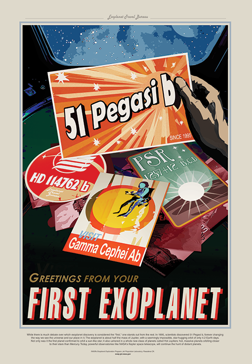 51 pegasi b jpl travel poster nasa jet propulsion laboratory 