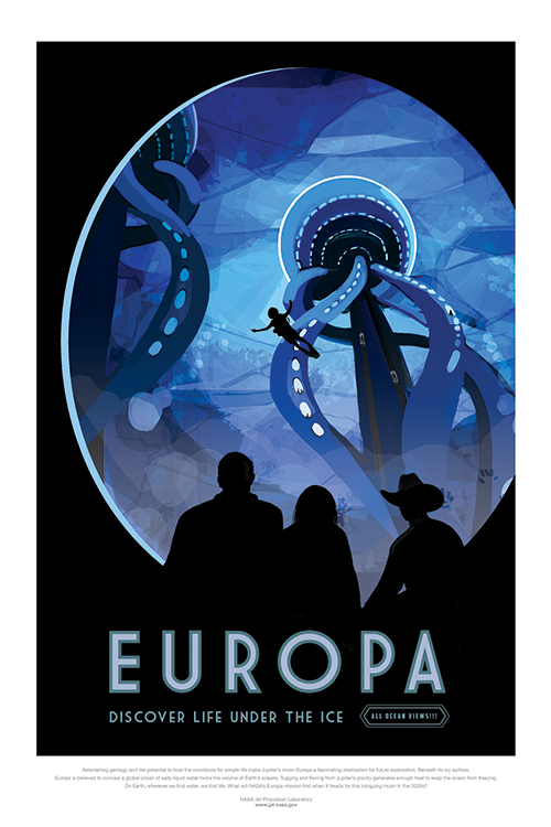 europa jpl travel poster nasa jet propulsion laboratory 
