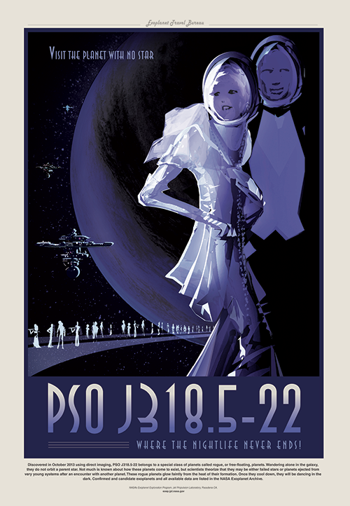 pso j318 5 22 jpl travel poster nasa jet propulsion laboratory 