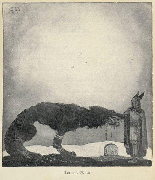 tir i fenrir (1911) john bauer 