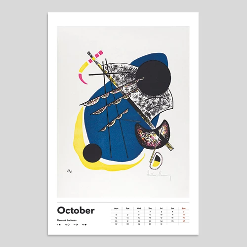 kandinsky zidni kalendar za 2025 godinu  