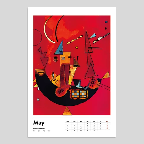 kandinsky zidni kalendar za 2025 godinu  