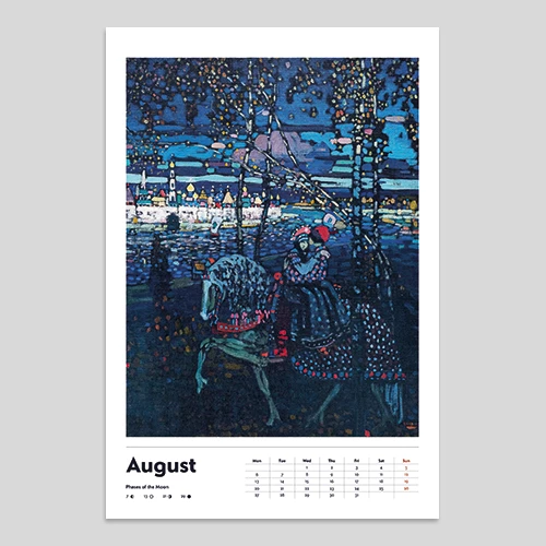 kandinsky zidni kalendar za 2025 godinu  