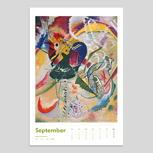 kandinsky zidni kalendar za 2025 godinu  