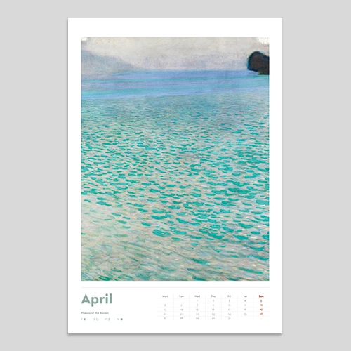klimt zidni kalendar za 2025 godinu gustav klimt 