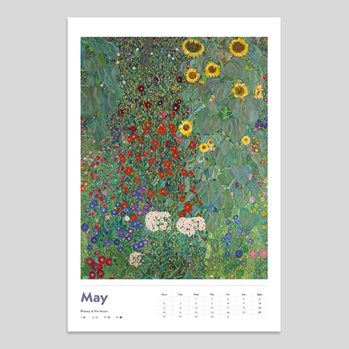 klimt zidni kalendar za 2025 godinu gustav klimt 