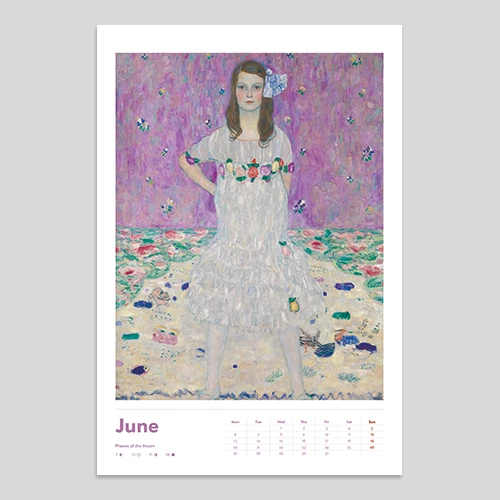 klimt zidni kalendar za 2025 godinu gustav klimt 
