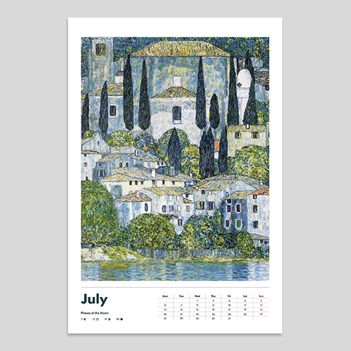 klimt zidni kalendar za 2025 godinu gustav klimt 
