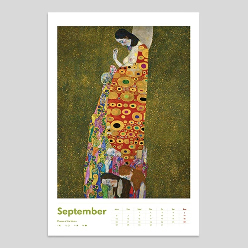 klimt zidni kalendar za 2025 godinu gustav klimt 