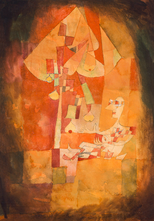 čovek pod kruškom (1921) paul klee 