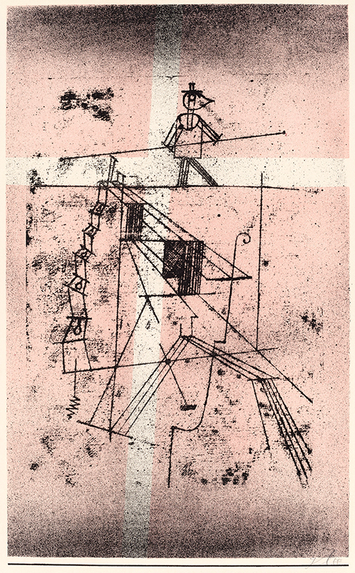 hodač na užetu (1923) paul klee 