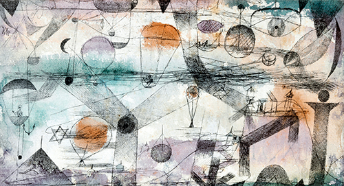 u carstvu vazduha (1917) paul klee 