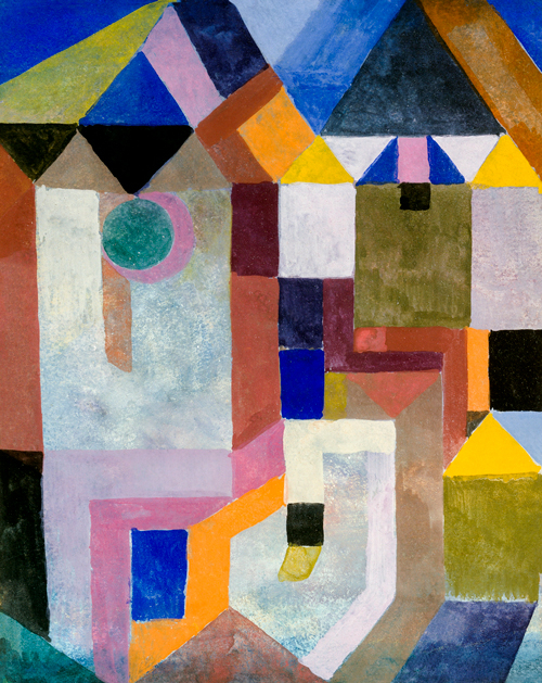 živopisna arhitektura (1917) paul klee 
