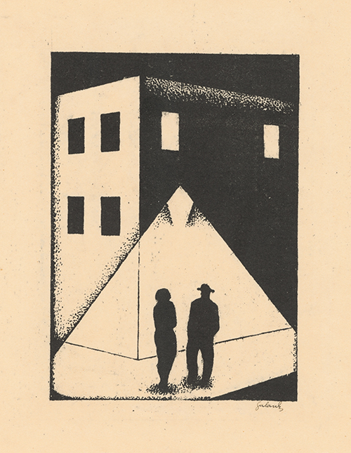 susret iz ciklusa ljubav u gradu (1924) mikuláš galanda 
