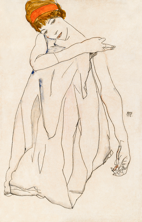 dancer (1913) egon schiele 