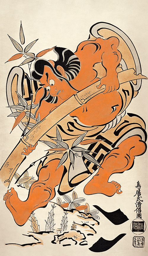 takenuki gorō (1712) torii kiyomasu 