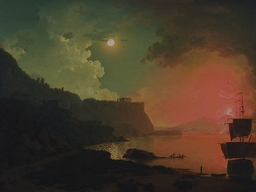 vezuv sa pozilipa (1788) joseph wright of derby 