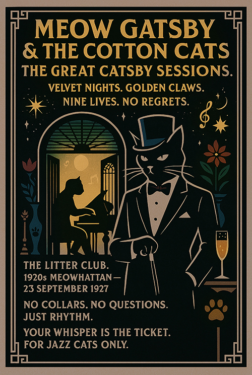 meow gatsby amp the cotton cats the great catsby sessions  