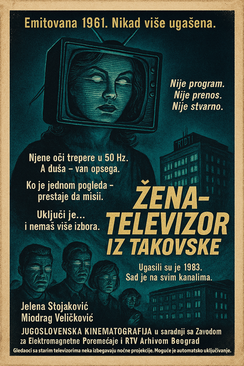 žena televizor iz takovske  