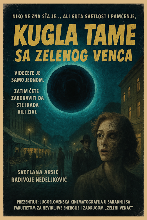kugla tame sa zelenog venca  