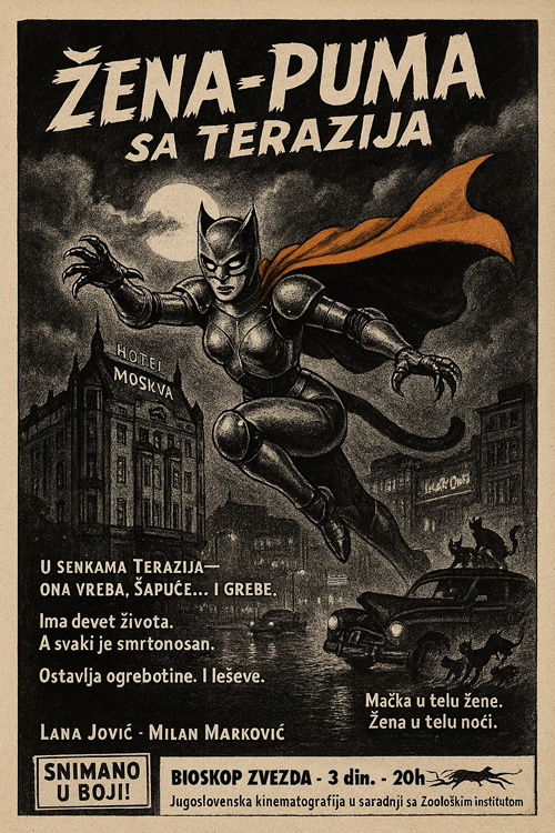 žena puma sa terazija  