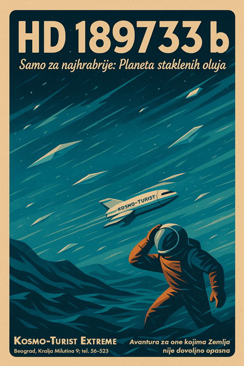 hd 189733 b planeta staklenih oluja  