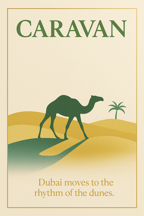 caravan dubai moves to the rhythm of the dunes  