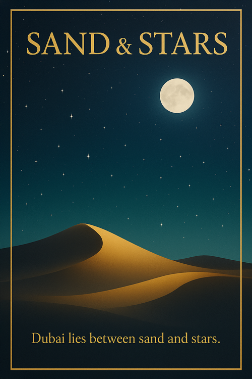 sand amp stars dubai lies between sand and stars  