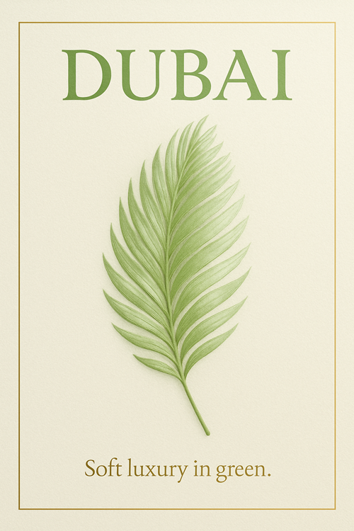 dubai solf luxury in green  