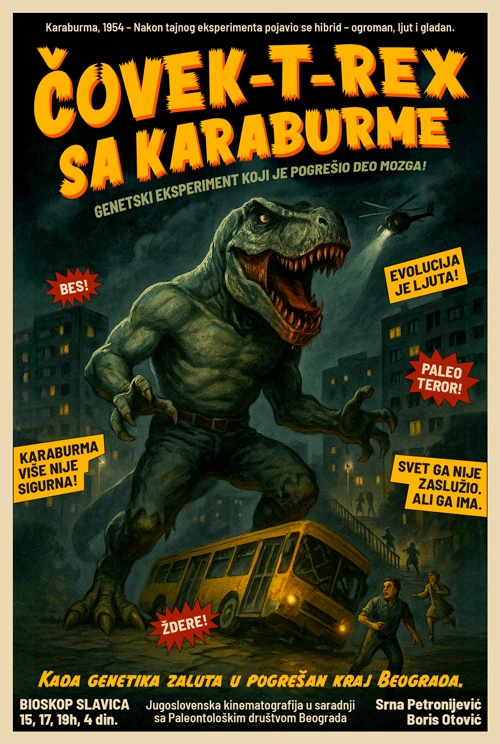 čovek t rex sa karaburme  
