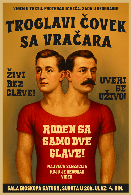 troglavi čovek sa vračara  