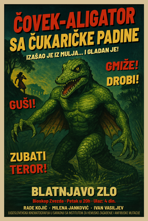čovek aligator sa čukaričke padine  