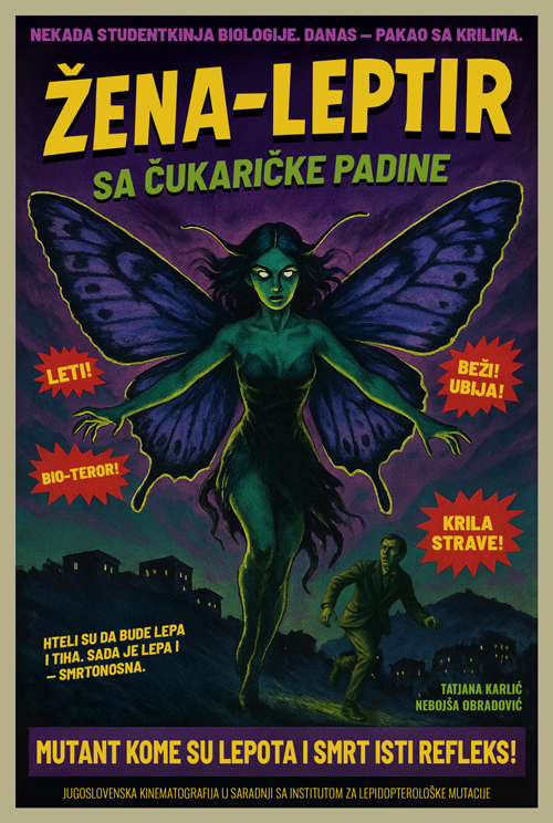 žena leptir sa čukaričke padine  