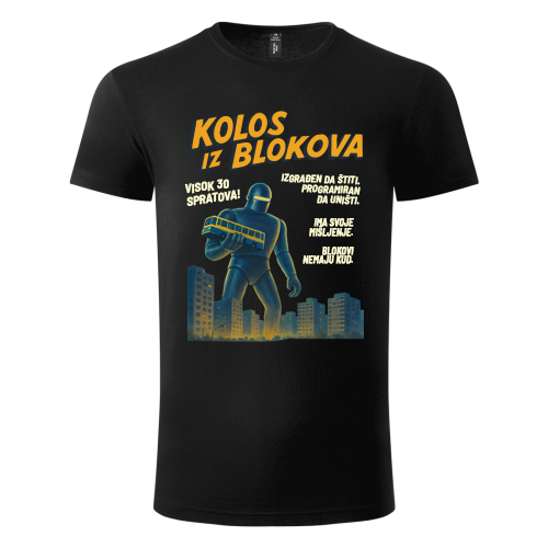kolos iz blokova (crna)  